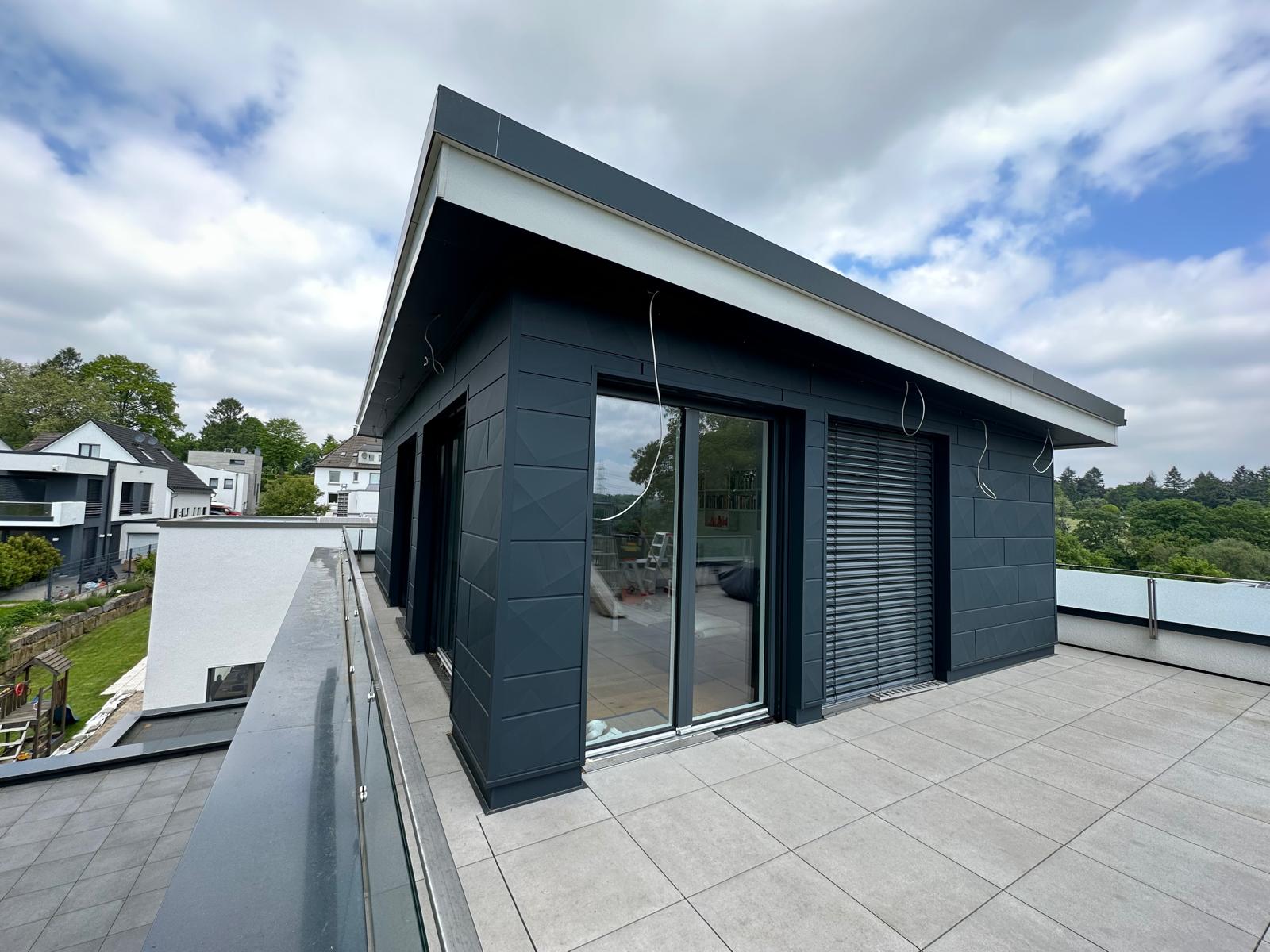 Energieeffizientes Haus mit Solar